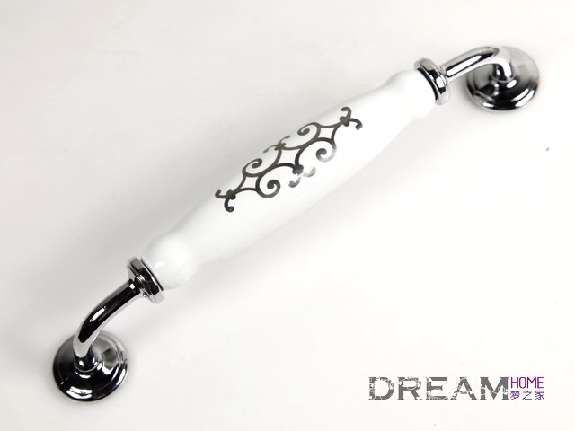 160mm Ceramic cabinet pull handle,handles for cupboards,handles for furniture ceramic
