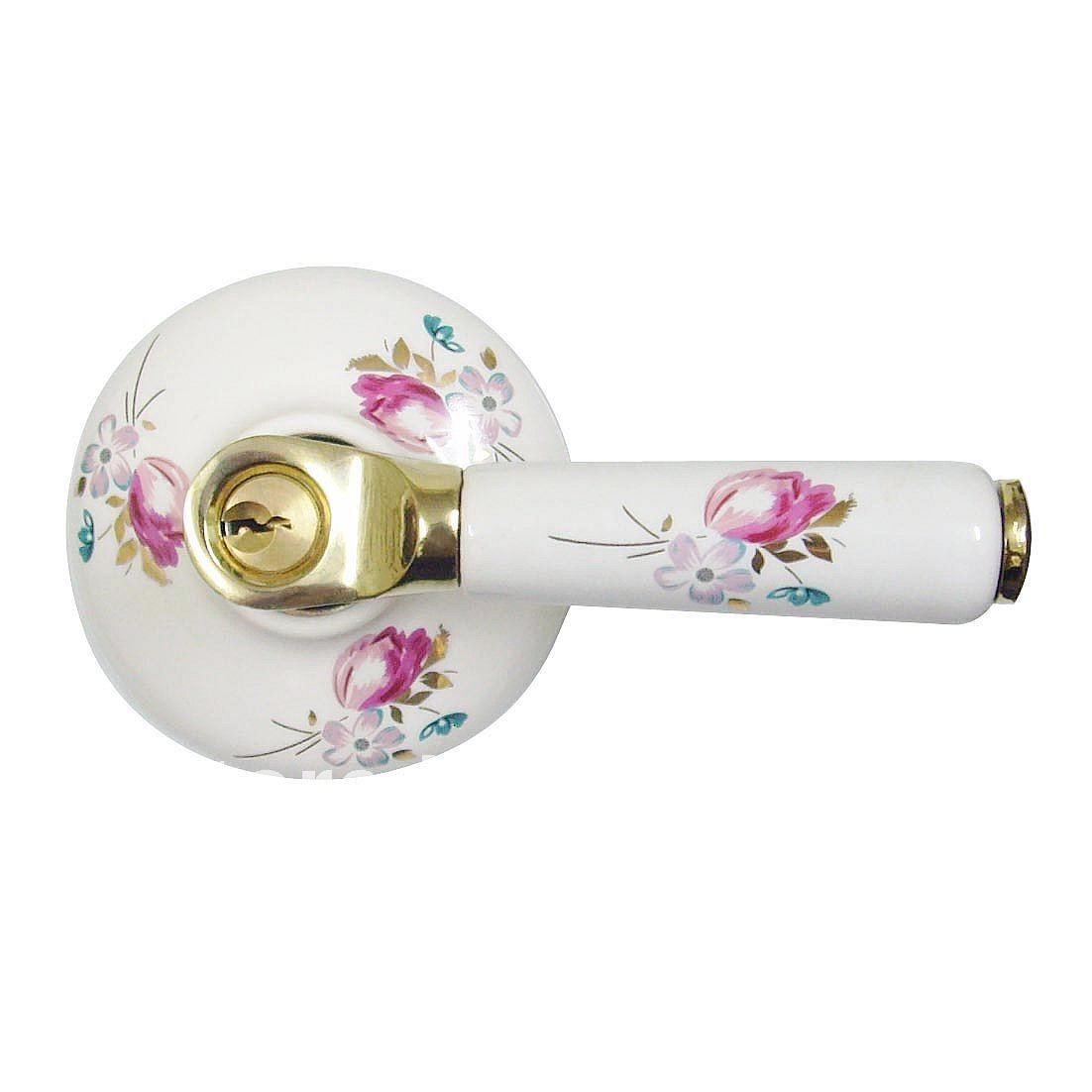 - ceramic handle door lock with stainless steel body brass cylinder replacement livingroom security lock