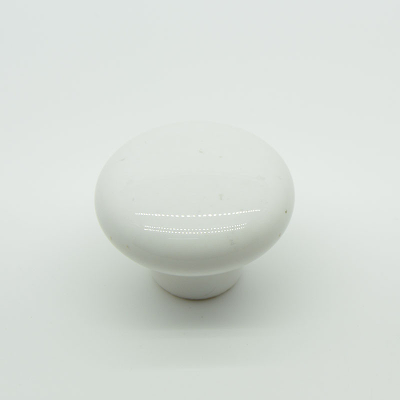 10pcs 504 small bright finish white round ceramic knobs and pulls 28g for cabinet  kitchen cupboard drawers and dressers
