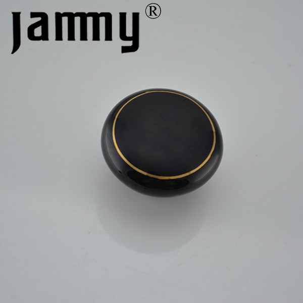 2pcs 2014 32MM Black Ceramic knobs furniture decorative kitchen cabinet handle high quality armbry door pull