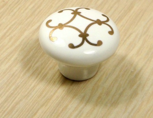Ceramic modern simple classic knob Kitchen Cabinet Furniture Handle knob