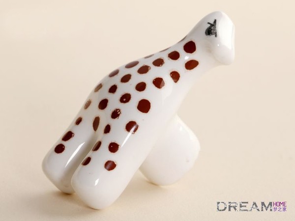 Childern room cartoon handle Animal Ceramic drawer knob for cupboard/shoes cabinet/closet