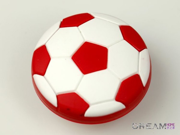 Children Soft plastic environmental protection Furniture Handle Carton Football Knobs for Closet/Drawer/Shoes cabinet