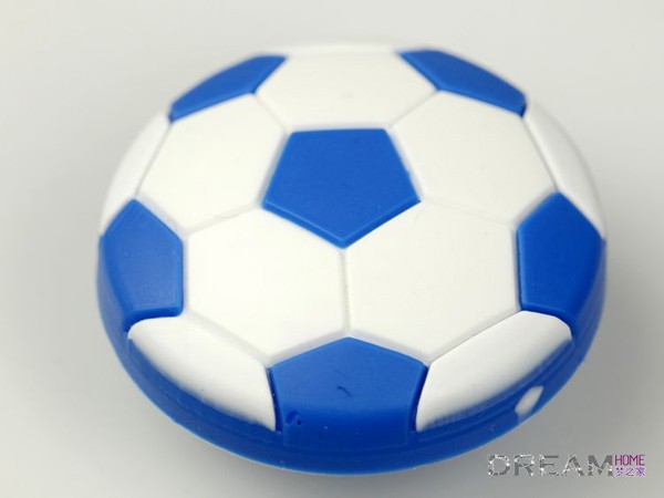 Children Soft plastic environmental protection Furniture Handle Carton Football Knobs for Closet/Drawer/Shoes cabinet