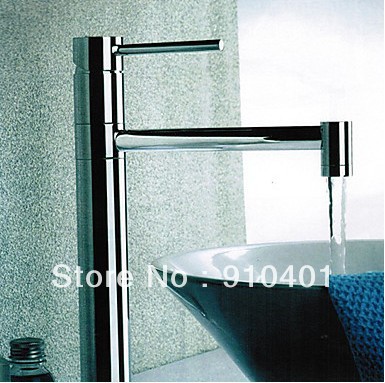 Hot sell!100%Solid Brass Bathroom Faucet Single Lever Basin Faucet Sink Mixer Chrome Tap LS-0036
