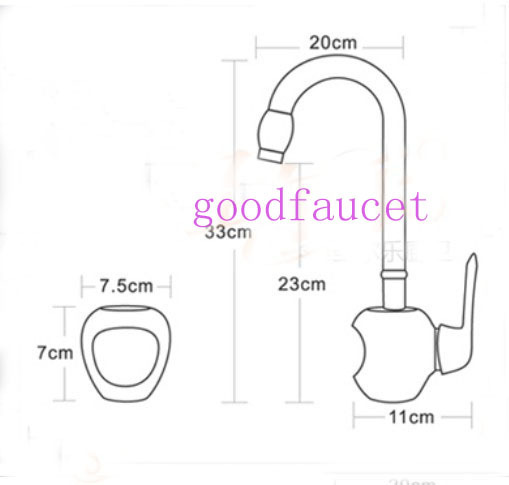 Wholesale And Retail Promotion Brand New Chrome Brass Bathroom Basin Faucet Apple Shape Single Handle Mixer Tap