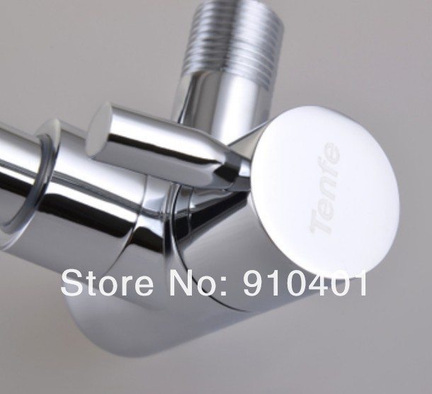 Wholesale And Retail Promotion Chrome Brass Wall Mounted Kitchen Faucet Swivel Spout Single Handle Mixer Tap