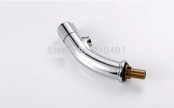 Wholesale And Retail Promotion Deck Mounted Chrome Brass Bathroom Basin Faucet Single Handle Sink Cold Faucet
