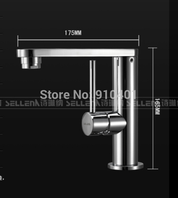 Wholesale And Retail Promotion Deck Mounted Solid Brass Bathroom Basin Faucet Single Handle Vanity Mixer Tap