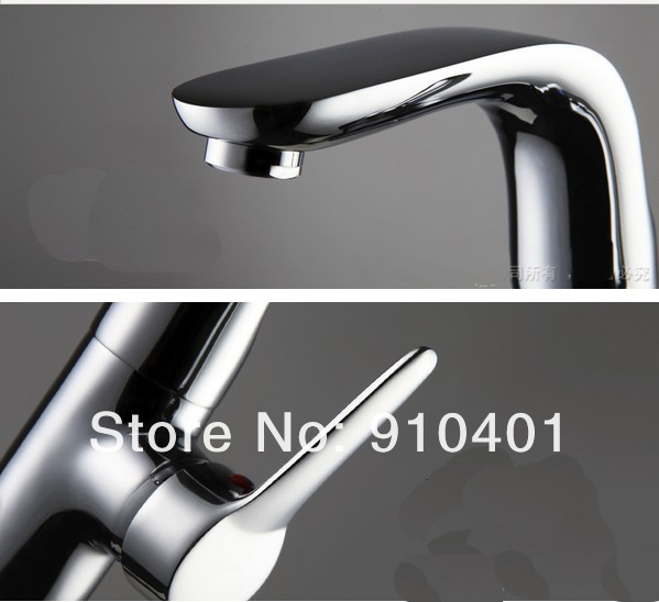Wholesale And Retail Promotion Elegant Swivel Spout Bathroom Faucet Basin Vanity Sink Mixer Tap Single Handle
