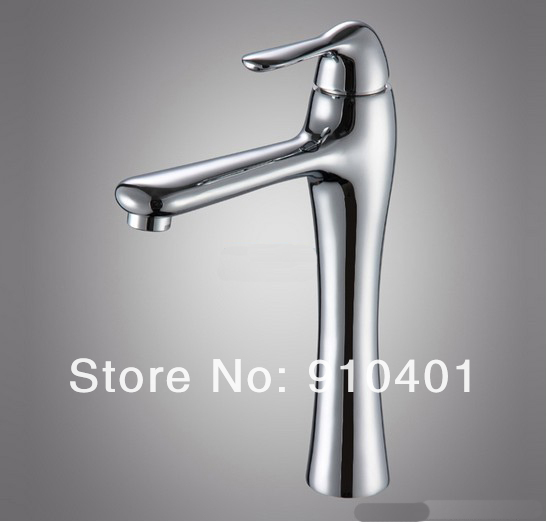 Wholesale And Retail Promotion Euro Style Deck Mount Bathroom Basin Faucet Single Handle Sink Mixer Tap Chrome