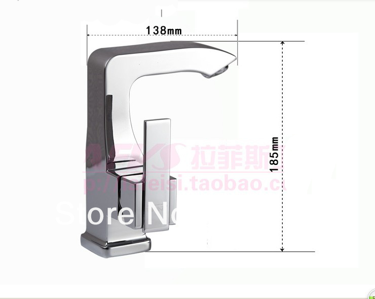 Wholesale And Retail Promotion NEW Artistic Kitchen Basin Faucet Bathroom Tap Mixer Single Lever Chrome Finish