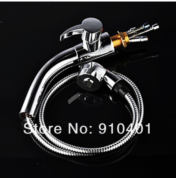Wholesale And Retail Promotion NEW Deck Mounted Chrome Finish Deck Mounted Single Handle Kitchen Sink Mixer Tap