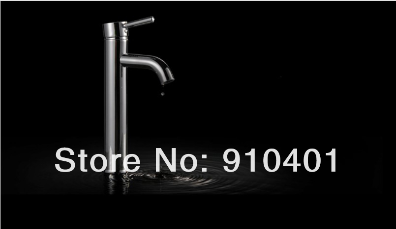 Wholesale And Retail Promotion NEW Tall Bathroom Basin Faucet Single Handle Vanity Sink Mixer Tap Chrome Finish