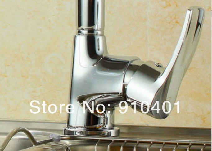 Wholesale And Retail Promotion Swivel Spout Luxury Kitchen Faucet Single Handle Vessel Sink Mixer Tap Chrome