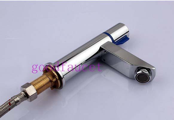 Wholesale and Retail Promotion Luxury Chrome Brass Bathroom Basin Faucet Vanity Sink Faucet Tap For Cold Water