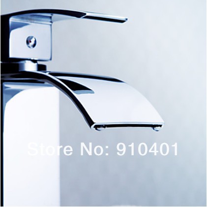 new brand bathroom basin faucet  waterfall luxury faucet hot sell competitive price chrome finish