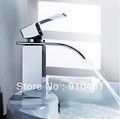new brand bathroom basin faucet waterfall luxury faucet hot sell competitive price chrome finish