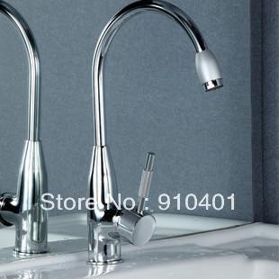 new chrome finish kitchen faucet swivel spout sink mixer solid brass kitchen hot and cold water tap single handle
