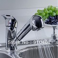 pull out kitchen faucet sink spray mixer solid brass body single handle tap RZ-2002