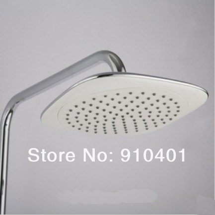 NEW Fashion Luxury Wall Mounted shower set  faucet rainfall  8" square head mixer tap handheld shower