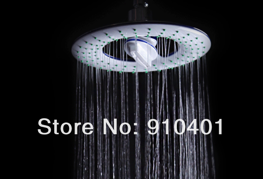 Wholesale And Retail Promotion Luxury 8" Rainfall Waterfall Shower Faucet Set Bathtub Mixer Tap Shower Column