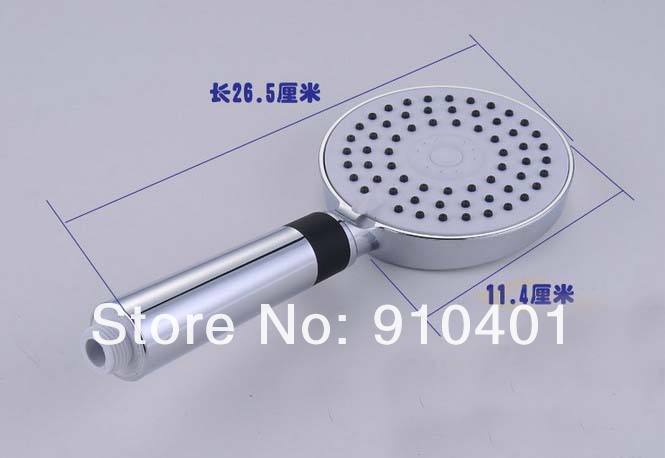 Wholesale And Retail  Promotion NEW Chrome Finish Round Style 8" Rainfall Shower Faucet Bathtub Mixer Tap Shower