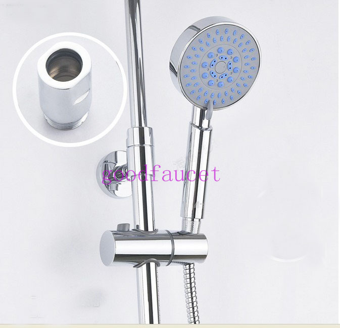 Wholesale And Retail Promotion NEW Luxury Bathroom Chrome Brass Tub & Shower Faucet 8