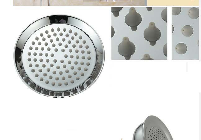 Wholesale And Retail Promotion NEW Luxury Chrome Rain Shower Faucet Set Single Handle Tub Mixer Tap Hand Shower