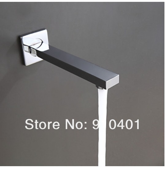 Wholesale And Retail Promotion  Wall Mounted Chrome Luxury 8" Rain Shower Faucet Set Bathtub Shower Mixer Tap