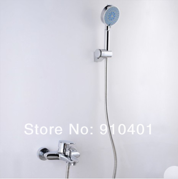 Wholesale And Retail Promotion bathroom tub faucet single handle with round rainfall handheld shower chrome