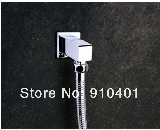 wholesale and retail Promotion Chrome Rain Shower Faucet Set 8" Shower Mixer Tap With Hand Shower Chrome Finish
