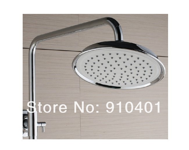 wholesale and retail Promotion Luxury Exposed Chrome Rain Shower Faucet Set Bathroom Tub Mixer Tap Hand Shower