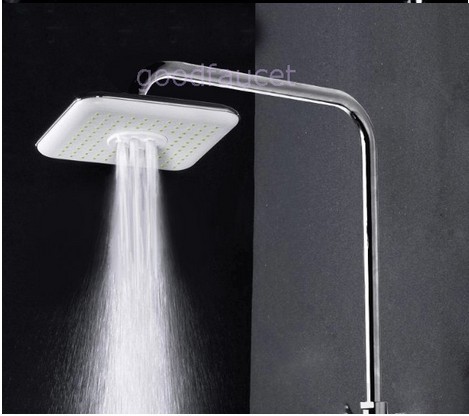 wholesale and retail Promotion NEW Bathroom Shower Faucet Bathtub Mixer Tap 8" Dual Function Head /Hand Shower