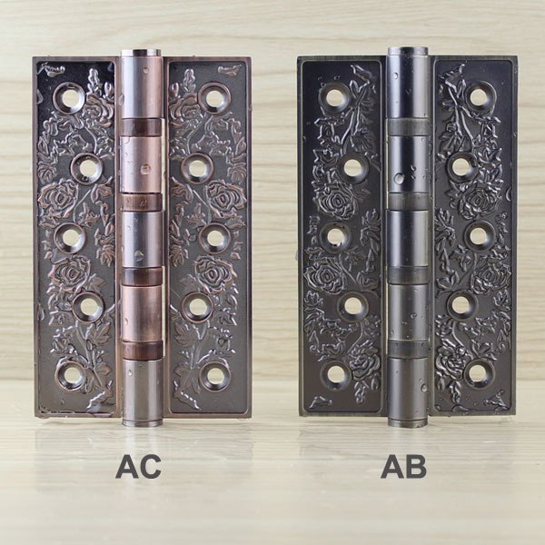 Europe style Aluminum alloy 4 inch door hinges classical high quality with ballbearing strong hinges Free shipping
