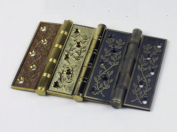 Simple European style all brass 5 inch door hinges classical high quality with ballbearing strong hinges Free shipping