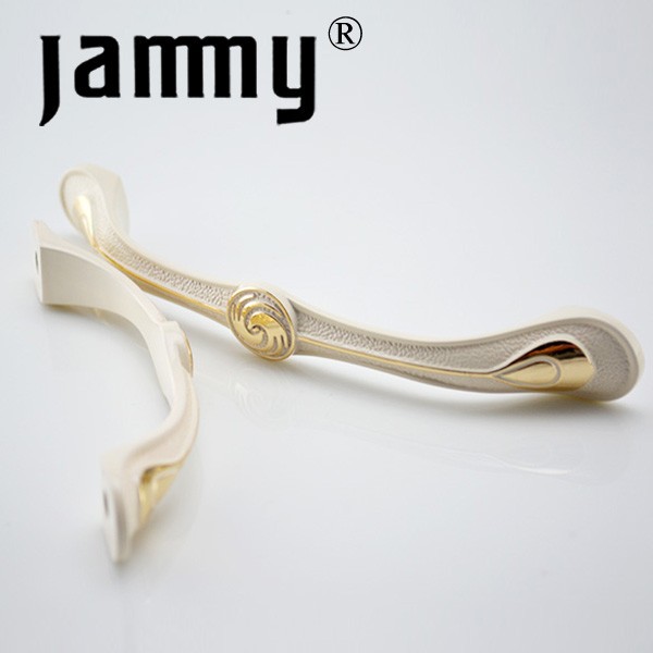 2pcs 2014 fashion Ivory White furniture decorative kitchen cabinet handle high quality armbry door pull