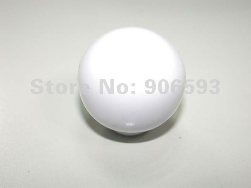 24pcs lot free shippingPorcelain white small circular cabinet knobporcelain handleporcelain ball