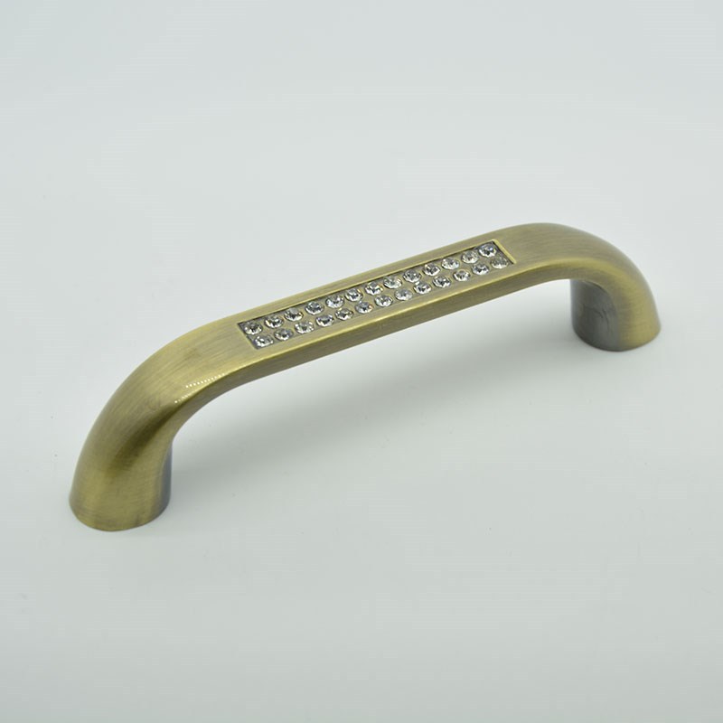 128mm zinc alloy bronze color furniture handle ( hole to hole 96 mm )cabinet handle for furniture wholesale high quality