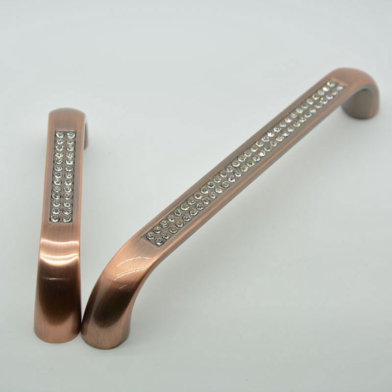 160mm zinc alloy copper color furniture handle ( hole to hole 160 mm )cabinet handle for furniture wholesale high quality