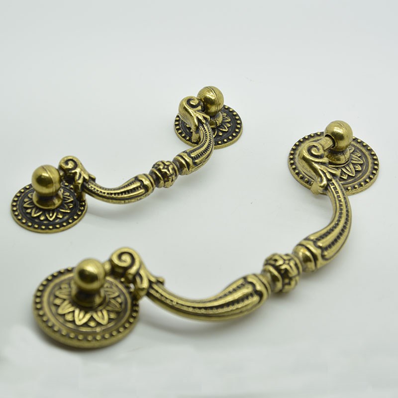 96mm bronze antique zinc alloy 40g cabinet knobs and handles  furniture handles handles for cabinets