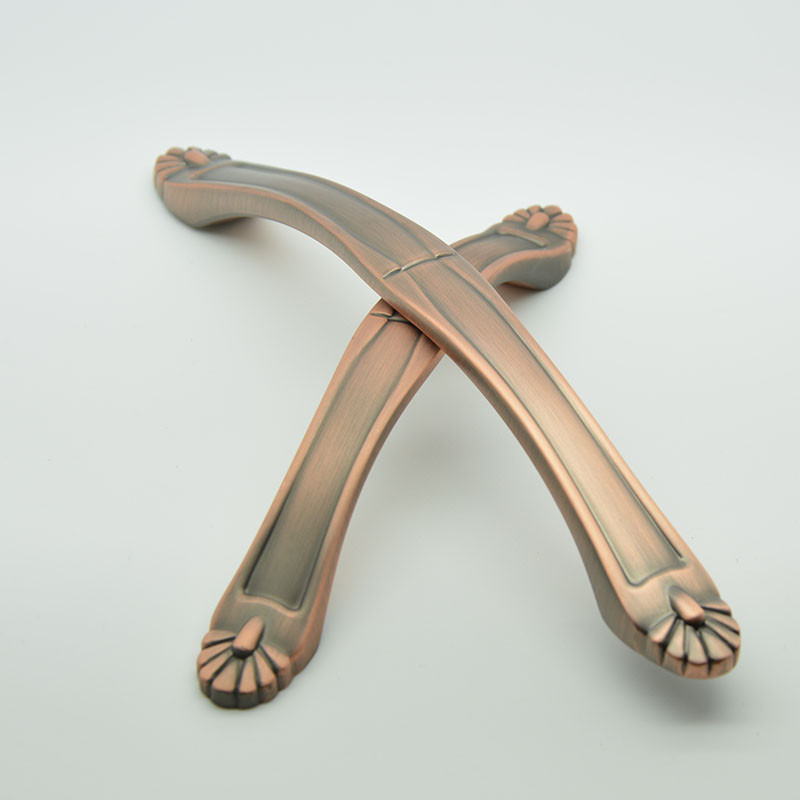 hot sell copper antique simple style fashion funiture handle zinc alloy drawer pulls furniture for cupboard and drawer
