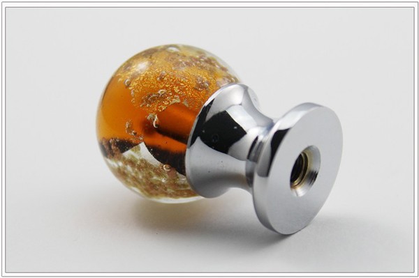 Mini New European&Chinese rural Furniture Handle High Grade Closet  Knobs Coloured glaze& Brass Drawer pull  Free shipping