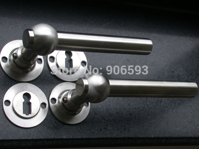 6pairs free shipping Modern stainless steel european elegance door handle/door pull/lever door handle