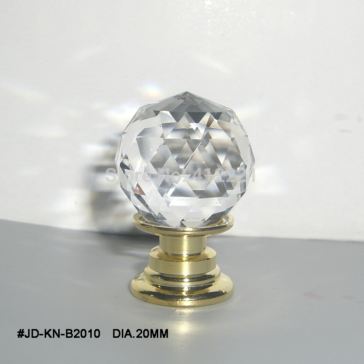- 10pcs/lot dia. 50 mm Black Diamond Crystal Knobs Big Handles In Chrome China factory wholesale Quick Delivery