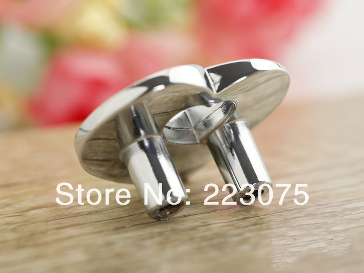 -silver Love shape crystal handle rheinstone drawer knobs  furniture door pull 10pcs/lot