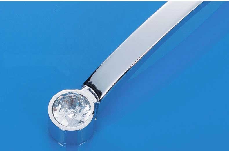 128mm crystal kitchen handle / drawer handle, clear crystal cabinet handle C: 128mm