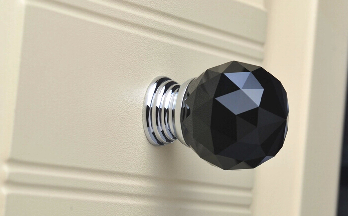 2014 New 30mm K9 Clear Crystal Sparkle Cabinet Handles Drawer Dresser Cupboard Door crystal Knobs Pulls