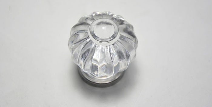 Small size Pumpkin acrylic crystal Door Cabinet Knobs Cupboard Handles Pull Drawer 10PCS/lot