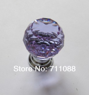 20mm Multicolor Crystal Clear mordern exquisite  Cabinet Knob Drawer single hole Pull Handle Kitchen Door Wardrobe Hardware